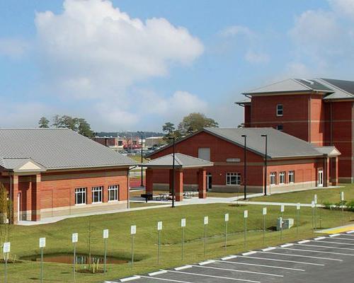 Exterior photo of Cherry Point Bachelor Enlisted Quarters