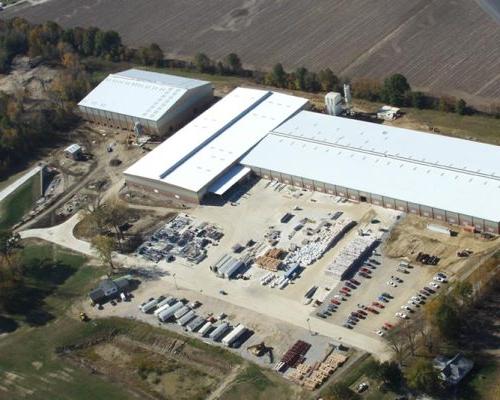 Aerial photo of Boral Brick